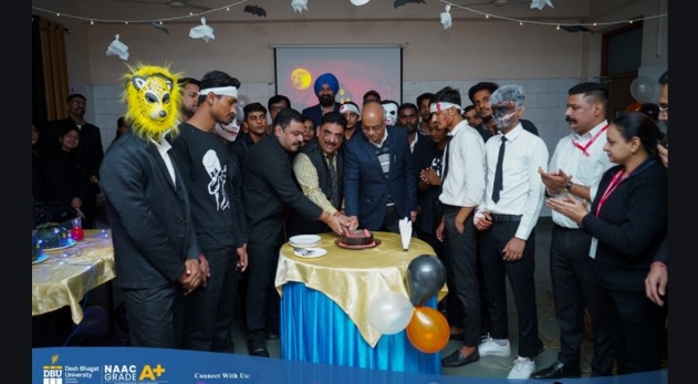 Competitions and presentations at Desh Bhagat University's 'Halloween Party'